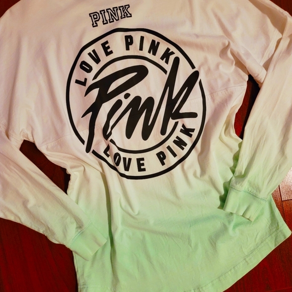 🚫SOLD🚫 VS PINK ombre crew - Picture 1 of 2